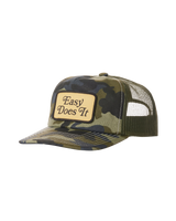 Good Times Trucker Cap in Camo