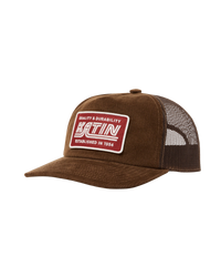 Pit Stop Trucker Cap in Brown