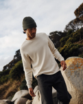 Therman Thermal Long Sleeve T-Shirt in Vintage White