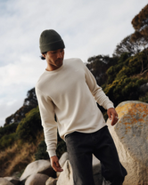 Therman Thermal Long Sleeve T-Shirt in Vintage White