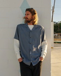 The Katin Mens Teller Shirt in Tempest Blue