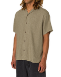 Teller Stripe Shirt in Moss
