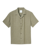 Teller Stripe Shirt in Moss