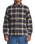 Harold Plaid Shirt Jacket in Navy