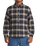 Harold Plaid Shirt Jacket in Navy