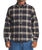 Harold Plaid Shirt Jacket in Navy