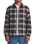 Harold Plaid Shirt Jacket in Navy