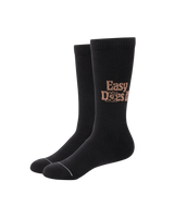 The Katin Mens Bloom Socks in Black Wash