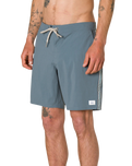 Theo Hybrid Swim Shorts in Tempest Blue