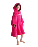 Kids Organic Towel Robe in Hot Pink