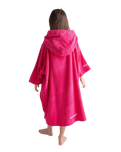 Kids Organic Towel Robe in Hot Pink