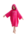 Kids Organic Towel Robe in Hot Pink