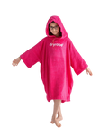 Kids Organic Towel Robe in Hot Pink