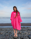 Kids Organic Towel Robe in Hot Pink