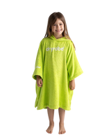 Kids Organic Towel Robe in Lime Green