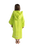 Kids Organic Towel Robe in Lime Green