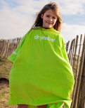 Kids Organic Towel Robe in Lime Green