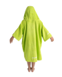 Kids Organic Towel Robe in Lime Green