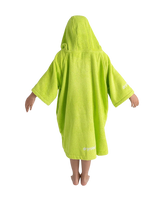 Kids Organic Towel Robe in Lime Green