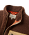 The Passenger Womens Ravi 1/4 Zip Sherpa Fleece Jacket in Chestnut