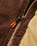 The Passenger Womens Ravi 1/4 Zip Sherpa Fleece Jacket in Chestnut