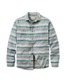 Backcountry Stripe Shirt in Grey Marl & Mediterranean Stripe