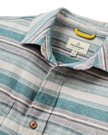 Backcountry Stripe Shirt in Grey Marl & Mediterranean Stripe