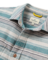 Backcountry Stripe Shirt in Grey Marl & Mediterranean Stripe