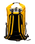 40L Drypac Series Dry Bag in Yellow & Black