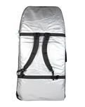 The Gul Arica Bodyboard Bag in Black & Silver