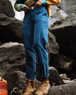 The Passenger Womens Avian Cord Trousers in Dark Denim
