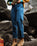 The Passenger Womens Avian Cord Trousers in Dark Denim