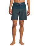 The RVCA Mens Curren Boardshorts in Navy Marine