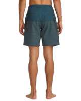 The RVCA Mens Curren Boardshorts in Navy Marine