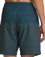 The RVCA Mens Curren Boardshorts in Navy Marine