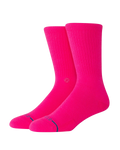 Icon Socks in Fluorescent Pink