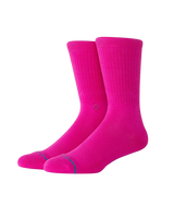 The Stance Mens Icon Socks in Fuschia