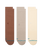 The Stance Womens Icon Socks (3 Pack) in Brown