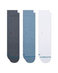 The Stance Mens Icon Socks (3 Pack) in Turbulence