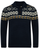 The Superdry Mens Vintage Shawl Jumper in Navy Multi