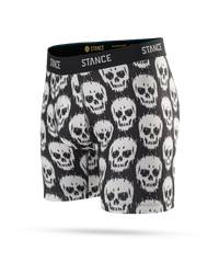 The Stance Mens Skulls Boxer Briefs in Black