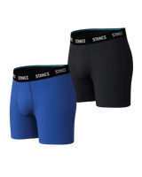 The Stance Mens Solid Boxer Briefs (2 Pack) in Ctblue