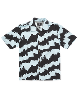 The Volcom Boys Boys Cosmic Love Shirt in Ice Blue