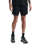 The Stance Mens Flux Performance Liner Walkshorts in Black