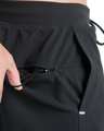 The Stance Mens Flux Performance Liner Walkshorts in Black