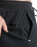 The Stance Mens Flux Performance Liner Walkshorts in Black