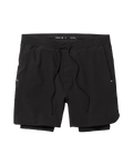 The Stance Mens Flux Performance Liner Walkshorts in Black