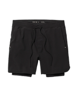 The Stance Mens Flux Performance Liner Walkshorts in Black