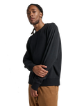 The Stance Mens Shelter Sweatshirt in Black