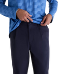 The New Balance Mens NB Numeric Canvas Pleated Trousers in Dark Night